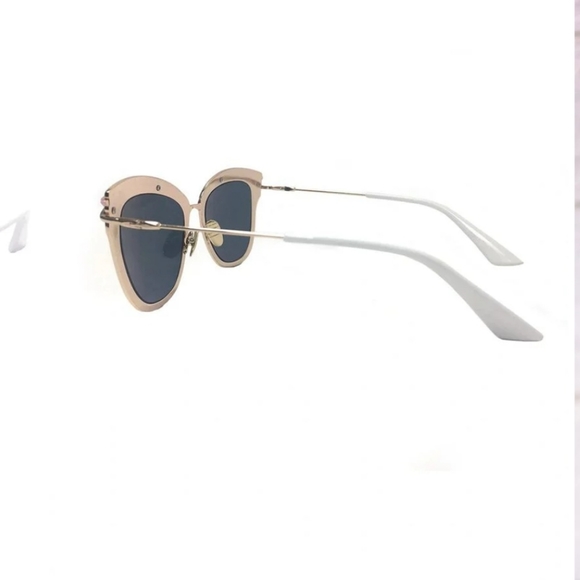 TOPFOX CANDY PINK ROUND OVERSIZED SUNGLASSES - Picture 2 of 13